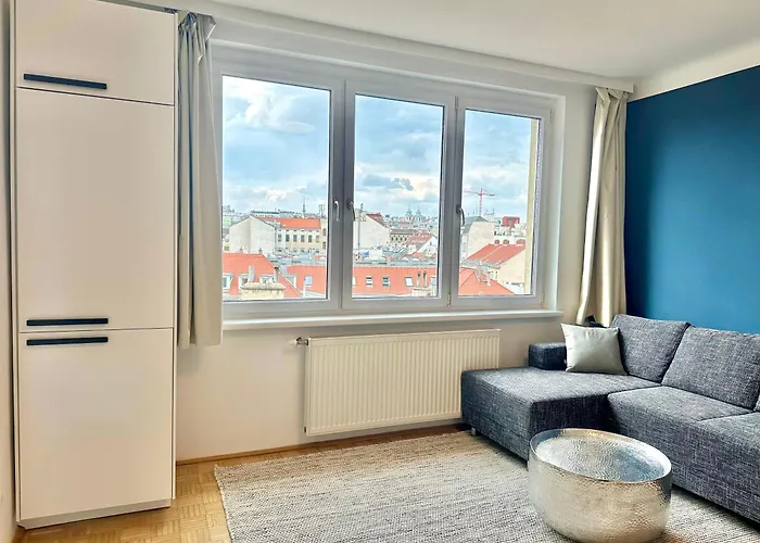Apartmán Bright Design 3 Mins From Naschmarkt & U4 *